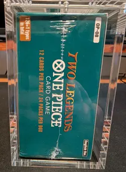 One Piece OP-08 English Two Legends Booster Box - Sealed w/ Acrylic Case - Image 4