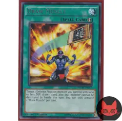 Yugioh Draw Muscle NECH-EN057 Rare 1st Edition NM - Image 1