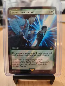 Heroic Intervention (Extended Art) (Surge Foil) Universes Beyond: Doctor Who Nm! - Image 1
