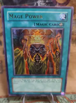 Yu-Gi-Oh TCG Mage Power LON-050 Ultra Rare Unlimited Edition LP/NM - Image 1
