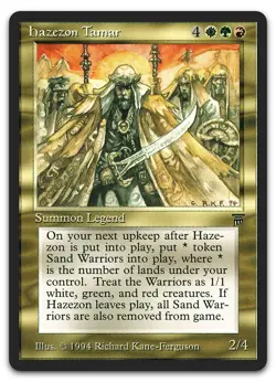 Hazezon Tamar (NM) Legends LEG Magic MTG - Image 1
