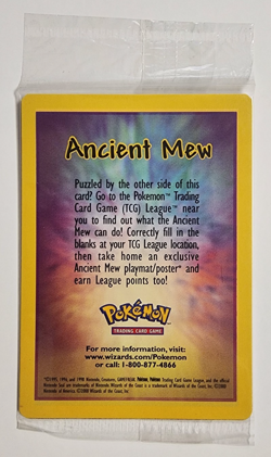 Pokemon TCG Ancient Mew Promo Card 2000 Movie Factory Sealed - A - Image 1