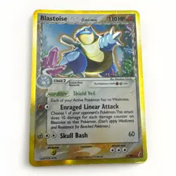 Pokemon TCG Blastoise 2/100 EX Crystal Guardians Reverse Holo Delta Species - MP - Image 1