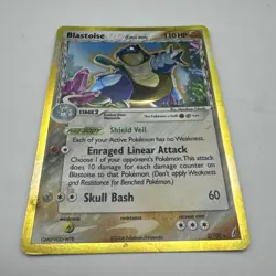 Pokemon TCG Blastoise 2/100 EX Crystal Guardians Reverse Holo Delta Species - MP - Image 3