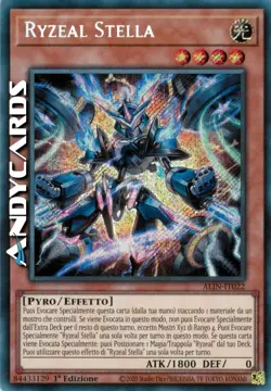 RYZEAL STELLA • (Star Ryzeal) • Segreta • ALIN IT022 • 1Ed • Yugioh! • ANDYCARDS - Image 1