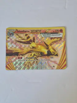 Talonflame BREAK 21/114 BREAK Rare Steam Siege Pokemon Holo Near Mint - Image 1