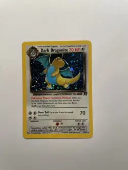 Dark Dragonite 5/82 Team Rocket Unlimited Holo Rare Pokemon TCG LP - Image 1