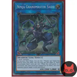 Yugioh Ninja Grandmaster Saizo SHVA-EN011 Ultra Rare 1st Edition NM - Image 1