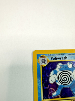 Pokemon Poliwrath 13/102 Base Set Unlimited Holo Rare ENG 1999 90 HP Original - Image 5