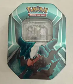 🔥Pokemon TCG Darkrai Collector Tin with Promo Holo 3 Booster Packs New Sealed - Image 1