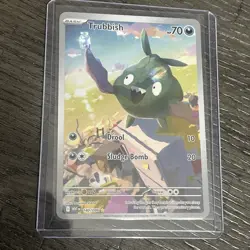 Trubbish 140/086 Sv: White Flare Holo Illustration Rare Full Art [Pokemon TCG] - Image 1