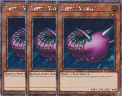 3x Yu-Gi-Oh! Needle Worm RA04-EN112 Platinum Secret Rare Playset - Image 1