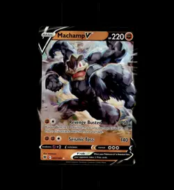 Machamp V 072/189 Holo V Rare Astral Radiance Pokemon Near Mint - Image 1