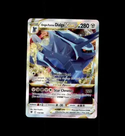 Origin Forme Dialga VSTAR 114/189 Holo VSTAR Rare Astral Radiance Pokemon NM - Image 1