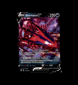 Eternatus V 116/189 Holo V Rare Darkness Ablaze Pokemon Near Mint - Image 1