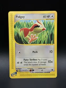 Pidgey 123/165 Pokemon Expedition Base Set NM - 0359 - Image 1