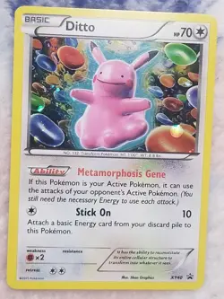 Pokemon TCG Ditto Holo Card XY40 XY Promo ENG - Image 1
