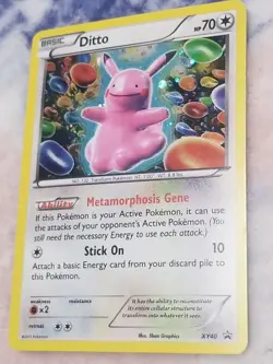 Pokemon TCG Ditto Holo Card XY40 XY Promo ENG - Image 2