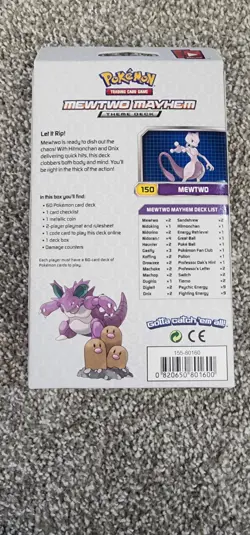 Mewtwo Mayhem Theme Deck Pokemon XY Evolutions TCG 60 Card 2016 820650801600 - Image 2