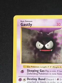 Gastly Shadowless 50/102 Base Set Unlimited WoTC Pokemon 1999 - Image 3