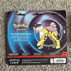 NEW Pokemon Mega Evolution & Phantasmal Flames 2-Pack Blister Sealed - Raikou - Image 2