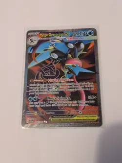 Pokemon TCG-Mega Greninja EX 100/086 Full Art Ultra Rare Chaos Rising - Image 1