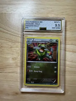 2012 Pokemon Fraxure Holo Dragon Vault #15 AGS 9.5 Mint+ - Image 1