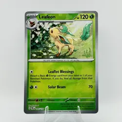 Leafeon (Master Ball) 005/131 SV: Prismatic Evolutions - Pokemon Card - NM - Image 1