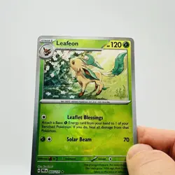Leafeon (Master Ball) 005/131 SV: Prismatic Evolutions - Pokemon Card - NM - Image 3