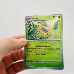 Leafeon (Master Ball) 005/131 SV: Prismatic Evolutions - Pokemon Card - NM - Image 4
