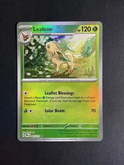 Leafeon (Master Ball) 005/131 SV: Prismatic Evolutions - Pokemon Card - NM - Image 1