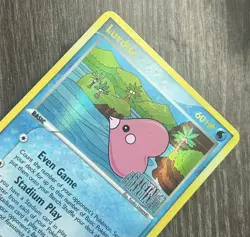 Pokemon TCG Luvdisc 7/100 Crystal Guardians Reverse Holo - Image 2