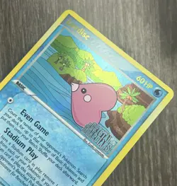Pokemon TCG Luvdisc 7/100 Crystal Guardians Reverse Holo - Image 3