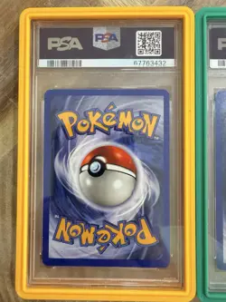 1999 Pokemon Base Set Holo Starter Trio PSA 8 Charizard Blastoise Venusaur - Image 3