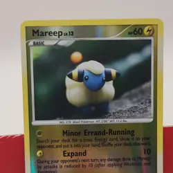 Pokemon TCG Mareep Platinum Reverse Holo Common Basic HP 60 English 82/127 2009 - Image 2