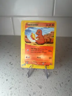 Charmander 97/165 Expedition Base Set 2002 Pokemon Card MP/HP e-Reader - Image 1