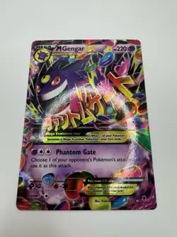 Pokemon M Gengar EX 35/119 XY Phantom Forces Ultra Rare Mega Full Art Holo 2014 - Image 1