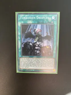 Yugioh Forbidden Droplet BROL-EN090 Secret Rare 1st Ed NM - Image 1