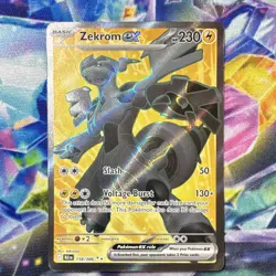 The Pokemon Company Zekrom ex Full Art Ultra Rare Holo Sv: Black Bolt 158/086 EN - Image 3