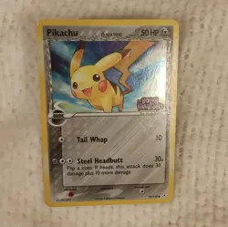 Pokemon Card Lot of 2 Pikachu Delta Species 79/110 & Ponyta SH11 (damaged) - Image 3