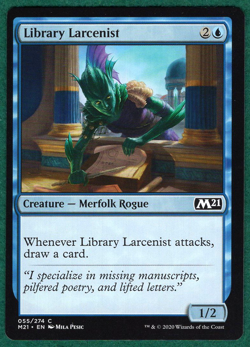 Library Larcenist - Core Set 2021 M21 #055 - Magic: The Gathering MTG Card - Image 1