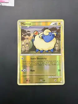 Mareep 73/123 HeartGold SoulSilver Reverse Holo Pokemon TCG - Image 1