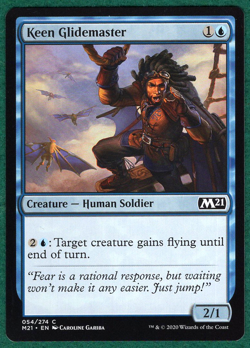Keen Glidemaster - Core Set 2021 M21 #054 - Magic: The Gathering MTG Card - Image 1