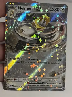 Melmetal ex 105/142 Double Rare Stellar Crown Pokemon Holo Near Mint - Image 1