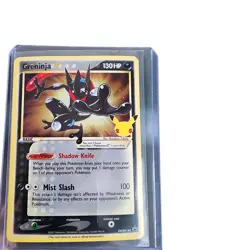 Pokemon TCG Greninja Gold Star SWSH144 Celebrations Black Star Promo LP - Image 1