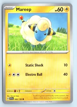 Mareep 066/198 Common Scarlet & Violet Pokemon Near Mint - Image 1