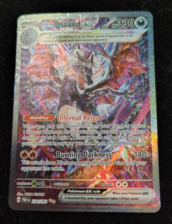 Pokemon Stage 2 ex Charizard Card HP330 Burning Darkness - Image 1