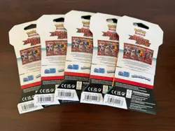 Pokemon TCG Destined Rivals Sleeved Booster Pack New Factory Sealed Lot Of 5 - Image 2
