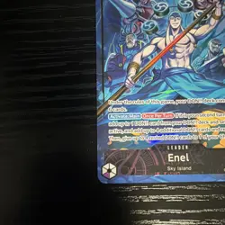 Bandai One Piece Card Game Enel Leader OP05-058 SP Foil 5000 English - Image 4