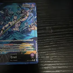 Bandai One Piece Card Game Enel Leader OP05-058 SP Foil 5000 English - Image 5